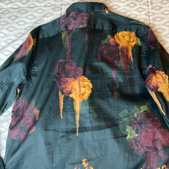 *SOLD* John Varvatos Rodney Long-Sleeve Button Shirt Sz M - Picture 6 of 6